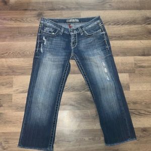 BKE Denim Capris Sabrina Stretch Size 26